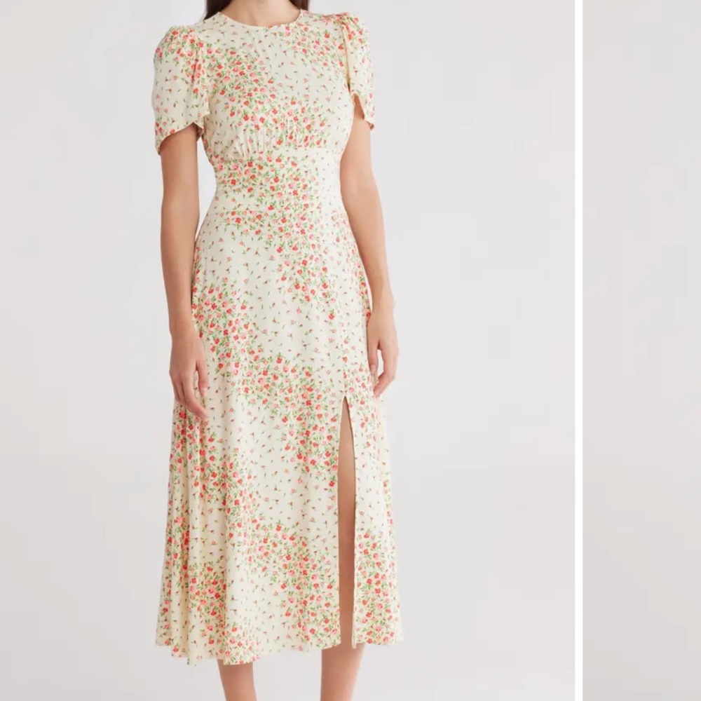 Floral Blue Maxi Dress